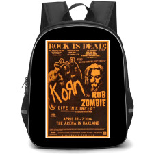 Korn Backpack School Bag StudentPack - Korn Rock Is Dead Concert Poster