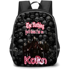 Korn Backpack School Bag StudentPack - Korn The Nothing You'll Never Find Me