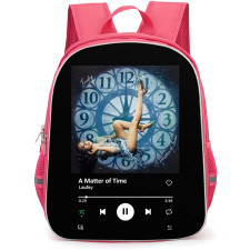 Laufey Backpack School Bag StudentPack - Laufey A Matter Of Time Album Cover Spotify Library Poster