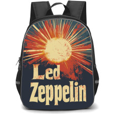 Led Zeppelin Backpack School Bag StudentPack - Band Sun Album Cover Art