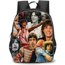 Mick Jagger Backpack School Bag StudentPack - Mick Jagger Expressions Collage