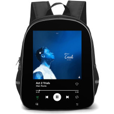 Mon Rovia Backpack School Bag StudentPack - Mon Rovia Act 2 Trials Album Spotify Library Poster