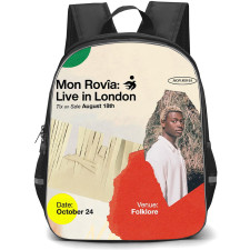 Mon Rovia Backpack School Bag StudentPack - Mon Rovia Live In London Poster