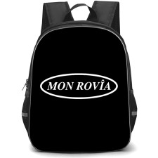 Mon Rovia Backpack School Bag StudentPack - Mon Rovia Name Logo Sticker