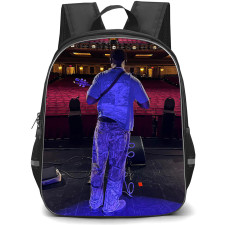 Mon Rovia Backpack School Bag StudentPack - Mon Rovia Standing Back Rehearsals On Stage Poster