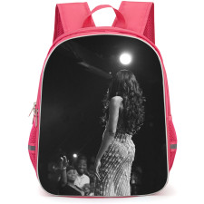 Muni Long Backpack StudentPack - Muni Long Standing Back On The Stage Grayscale Poster