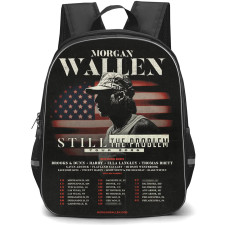 Morgan Wallen Backpack School Bag StudentPack - Morgan Wallen Still The Problem Tour Poster