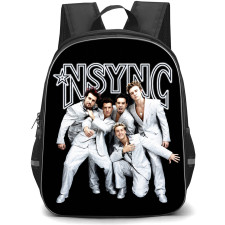 NSync Backpack School Bag StudentPack - Band White Suit Portrait Poster