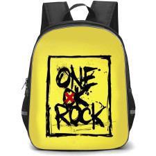 One Ok Rock Backpack School Bag StudentPack - Band Wordmark Yellow Poster