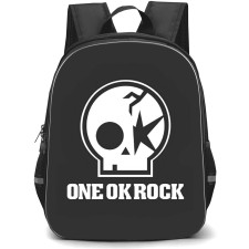 One Ok Rock Backpack School Bag StudentPack - Skull Crack Logo