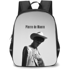 Pierre De Maere Backpack School Bag StudentPack - Pierre De Maere Cowboy Hat Grayscale Poster