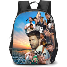 Pablo Alborán Backpack School Bag StudentPack - Pablo Alborán Collage Sea Background