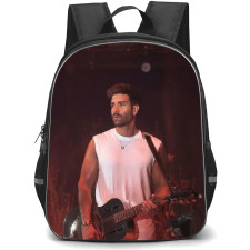 Pablo Alborán Backpack School Bag StudentPack - Pablo Alborán Holding Guitar Pose