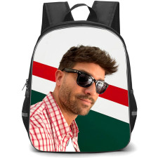 Pablo Alborán Backpack School Bag StudentPack - Pablo Alborán Side Portrait Wearing Sunglasses