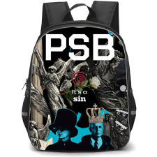 Pet Shop Boys Backpack School Bag StudentPack - Pet Shop Boys PSB Collage Poster