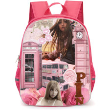 PinkPantheress Backpack School Bag StudentPack - PinkPantheress Pink London Collage Poster