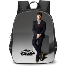 Quevedo Backpack School Bag StudentPack - Quevedo Portrait Grey Background