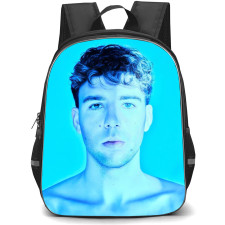 Quevedo Backpack School Bag StudentPack - Quevedo Portrait Sky Blue Background