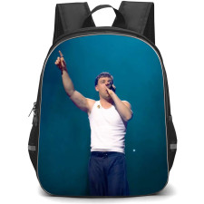Quevedo Backpack School Bag StudentPack - Quevedo Singing Blue Background