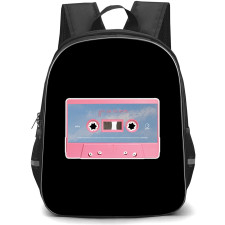 Olivia Rodrigo Backpack School Bag StudentPack - Olivia Rodrigo Girl So In Love Pink Cassette Tape Sticker