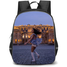 Olivia Rodrigo Backpack School Bag StudentPack - Olivia Rodrigo Running Towards The Palace Of Versailles Poster