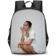 Olivia Rodrigo Backpack School Bag StudentPack - Olivia Rodrigo Vogue Magazine White Dress Crunching Poster