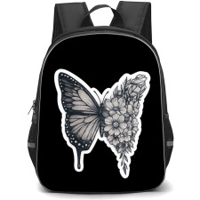 Shawn Mendes Backpack School Bag StudentPack - Shawn Mendes Butterfly Sketch Tattoo Sticker Art