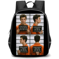 Shawn Mendes Backpack School Bag StudentPack - Shawn Mendes Mugshot Collage