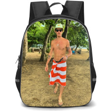 Shawn Mendes Backpack School Bag StudentPack - Shawn Mendes Portrait Beach Background