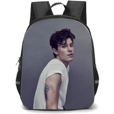 Shawn Mendes Backpack School Bag StudentPack - Shawn Mendes Side Portrait Rolling Stone Magazine Cover