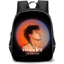 Shawn Mendes Backpack School Bag StudentPack - Shawn Mendes Wonder World Tour Poster