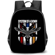 System Of A Down Backpack School Bag StudentPack - Band Eagle Logo Illustration
