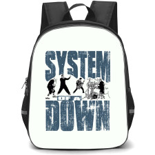 System Of A Down Backpack School Bag StudentPack - Band Logo Wordmark Poster