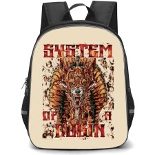 System Of A Down Backpack School Bag StudentPack - Las Vegas Concert Illustration Poster