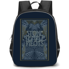 Stone Temple Pilots Backpack School Bag StudentPack - Surreal Illustration Band Poster
