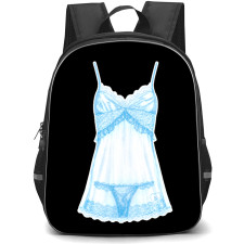 Sabrina Carpenter Backpack School Bag StudentPack - Sabrina Carpenter Blue Lingerie Lace Art Sticker