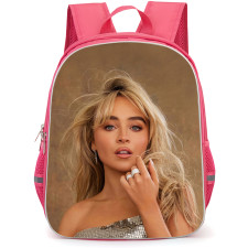 Sabrina Carpenter Backpack School Bag StudentPack - Front Portrait Brown Background