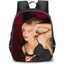 Sabrina Carpenter Backpack School Bag StudentPack - Sabrina Carpenter Glam Portrait Cherry Art Poster