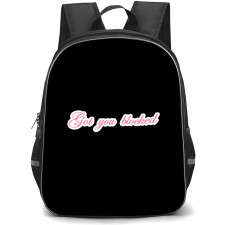 Sabrina Carpenter Backpack School Bag StudentPack - Sabrina Carpenter Got You Blocked Pink Typography Art Sticker