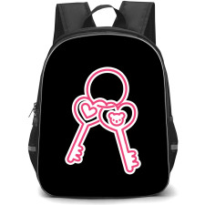 Sabrina Carpenter Backpack School Bag StudentPack - Sabrina Carpenter Pink Heart Key Line Art Sticker