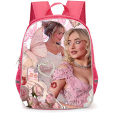 Sabrina Carpenter Backpack School Bag StudentPack - Pink Please Please Please Fans Art Collage