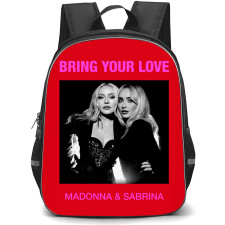 Sabrina Carpenter Backpack School Bag StudentPack - Sabrina Carpenter X Madonna Bring Your Love Poster