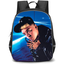Saiko Backpack School Bag StudentPack - Saiko Side Portrait Blue Background