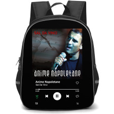 Sal Da Vinci Backpack School Bag StudentPack - Sal Da Vinci Anime Napoletane Album Spotify Library Poster