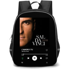 Sal Da Vinci Backpack School Bag StudentPack - Sal Da Vinci Non Si Fanno Prigionieri Album Spotify Library Poster