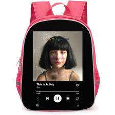 Sia Backpack School Bag StudentPack - Sia This Is Acting Portrait White Background