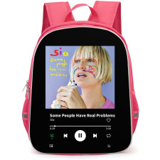 Sia Backpack School Bag StudentPack - Sia Some People Have Real Problems Album Cover