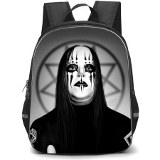 Slipknot Joey Backpack School Bag StudentPack - Joey Grayscale Fierce Portrait