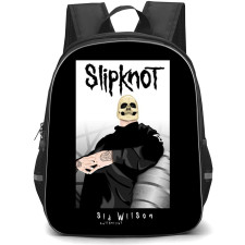 Slipknot Sid Backpack School Bag StudentPack - Sid Portrait Vector Art Band Poster