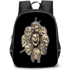 Slipknot Backpack School Bag StudentPack - Skull Collage Illustration Sticker